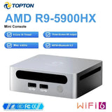 Topton Mini PC Gamer AMD Ryzen 9 5900HX 7 7730U 5800U Windows 11 DDR4 3200MHz Gaming PC Computer Barebone 8K HTPC WiFi6 BT5.2