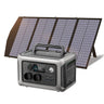 ALLPOWERS R600 Solar Generator with Solar Panel included, 600W 299Wh LiFePO4 Portable Power Station with Solar Charger for Camp