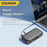 Essager Power Bank 15000mAh Portable Charger Powerbank PD QC 3.0 65W Fast Charge External Battery Mobile Phone For iPhone Xiaomi