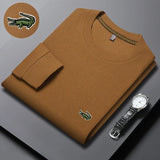 2023 High quality Men's Long Sleeve T-shirt Spring And Autumn Business Casual Sports Embroidered Polo Shirt Lapel Men's Clothing