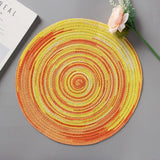 6/8 pcs Table placemats for table mat Ramie Insulation Pad Placemats Linen Non Slip Table Mats Home Decoration Pad Coaster