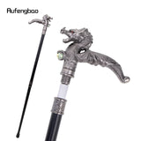 Dragon Scrambling Ball Walking Stick with Hidden Plate Self Defense Fashion Cane Plate Cosplay Crosier Stick 93cm