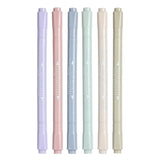 6 Colored Highlighters Drawing Pens Double-ended Highlighter for School Office Supplies Use