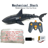 Creative Remote Control Fish Shark Electric 2.4G Radio Rc Animal Robot Educational Water Bath Toy for Boy Kid Children Submarine