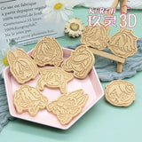 Genshin Impact Neuvillette Cake Tool Animal Cookie Cutter Christmas Cutters Biscuit Stamp Fondant Mould Baking Sugarcraft Molds