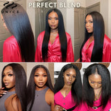 UNice Hair V Part Wig I-Part Wig Human Hair Kinky Straight Wig Glueless U Part Wig Human Hair Wigs Blend with Your Own Hairline