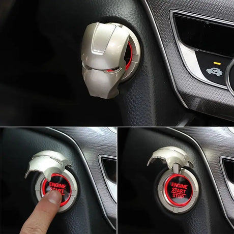 Car Interior Engine Start Stop Switch Button Cover Decorative Auto Sticker For Genesis Coupe G80 G70 GV80 BH GH Car Accessories