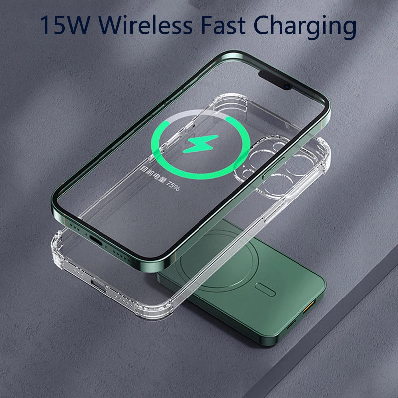 Magnetic Wireless Power Bank 40000mAh 22.5W Fast Charging External Battery Charger for Huawei Samsung iPhone 12 PD 20W Powerbank