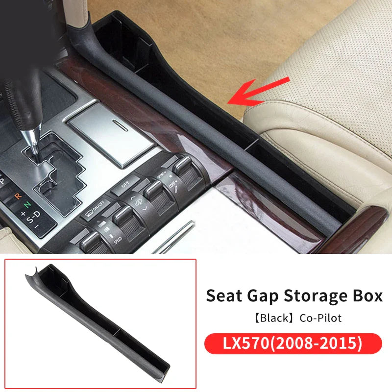 Seat Gap Multifunctional Tray For Lexus LX 570 LX570 2021-2008 Interior Accessories Central Control Storage Box Modification