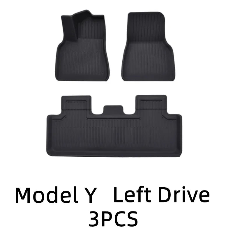 Floor Mats for Tesla Model 3 Y 2023 Left Right Drive All Weather Anti-Slip Waterproof Floor Liner Trunk Mat Interior Accessories