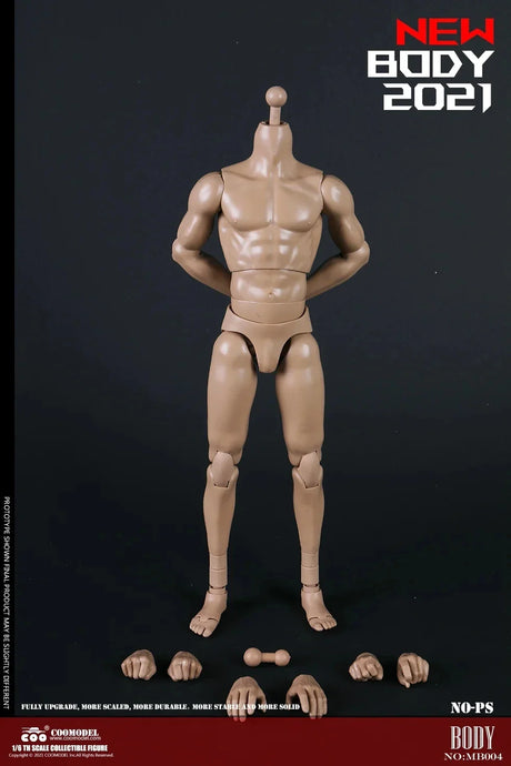 COOMODEL 1/6 Standard Muscle Male Soldier Body MB001 MB002 MB003 BD001 BD002 BD003 BD004 25/27CM Military Action Figure Doll