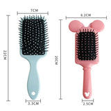 Disney Cartoon Stitch Air Cushion Comb Salon Hair Care Styling Tool Anti Tangle Anti-Static Hairbrush Head Comb Hairdressing