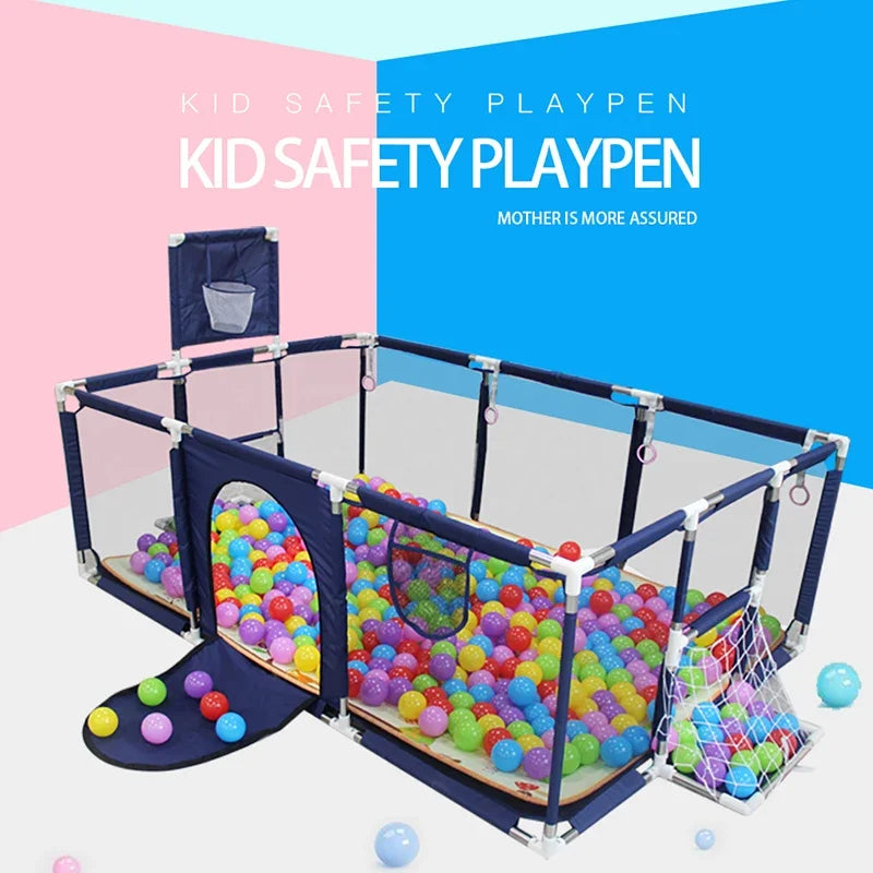 IMBABY Playpen For Children Multiple Styles Baby Pool Balls Bed Fence Kids Indoor Basketball And Football Play Yard