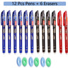 85Pcs/Set Erasable Pen Gel Pens 0.5mm Blue/Black ink Refills Rod Washable Handle School Writing Office Kawaii Stationery Gel Pen