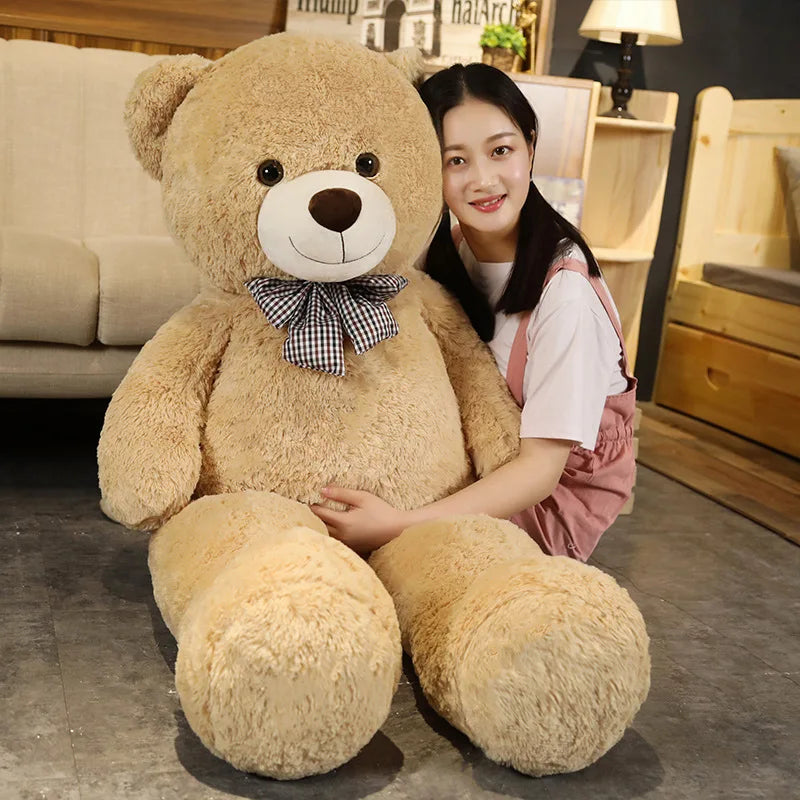 High Quality Giant American Bear Plush Doll Soft Stuffed Animal Teddy Bear Plush Toys Kids Girls Valentine Lover Birthday Gift