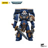 JOYTOY Warhammer 40k 1/18 Action Figures Anime Ultramarines Vanguard  Veteran with Thunder Hammer Storm Shield  Figure Toys