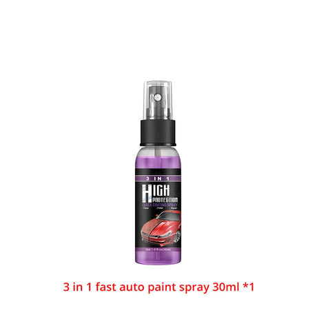 1X New 3+1 Function High Protection Fast Car Paint Spray Care Hand Color Change Cleaning Stain Coating 30ml and 100ml Wash TOOL