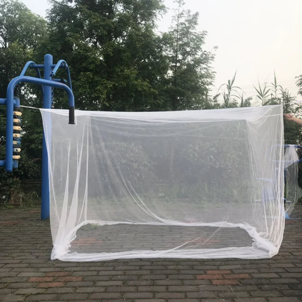 Outdoor Large White Camping Mosquito Net Travel Portable Mosquito Insect Proof Tent Indoor Bedroom Sleeping Mosquito Net