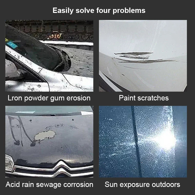 Car Hood Nano Coating Crystal Liquid Spray Paint Fast Film Car Wax Hydrophobic Wet & Dry Coating Cleaning Spray Car Protection