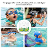 Children's Swimming Goggles Childrens for Lovely Glasses Kids Anti Fog PC Cartoon