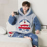 2023 Men Winter Pajamas Sets Coral Fleece Pyjama Cozy Warm Homewear Pijama Hombre Nightwear Suits Sleepwear Large Size Nightgown