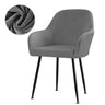 Soft Velvet Dining Chair Cover Stretch Spandex High Armchair Covers Elastic Chair Slipcover for Office Hotel Wedding Living Room