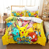 Pokemon Animation Derivatives Bedding Sets Australia / Europe / USA Full Queen King Size Kids Children Boys Quilt Duvet Cover