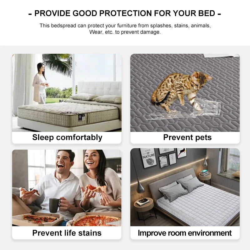 Thicken Velvet Mattress Cover Pad Protector King Double Warm Soft Plush Bed Fitted Sheet Cover Latex Mat Covers 150/160/180x200