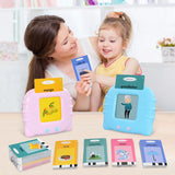 Talking Flash Cards Early Educational Toys Baby Boys Girls Preschool Learning Reading Machine Interactive Gift for Kids