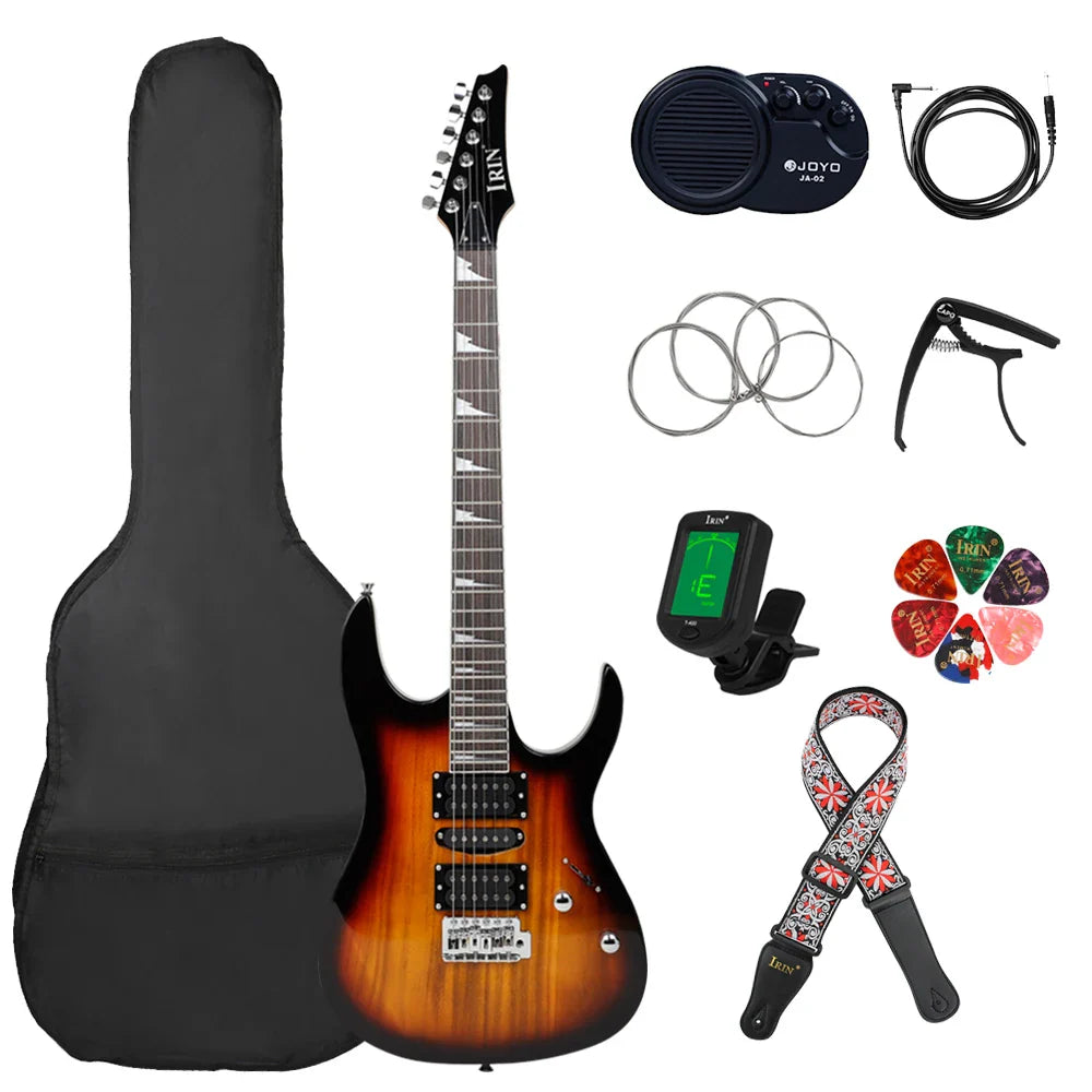 6 Strings 24 Frets Electric Guitar Maple Body Electric Guitar Guitarra With Bag Speaker Necessary Guitar Parts & Accessories