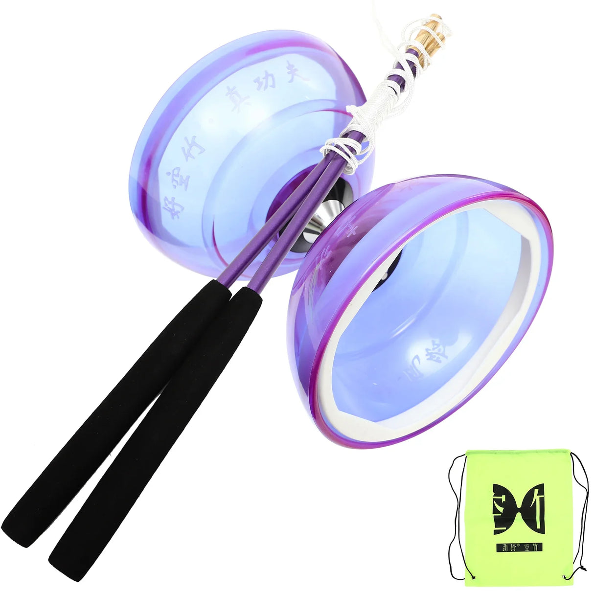 Soft Rubber Diabolo Elder Outdoor Toys Toddler Yoyo Juggling Trick Tpu Professional Devils