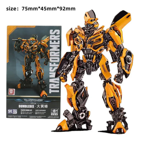 Transformer Toy Bumblebee Action Figure Mecha Assembled Glue-Free Model Deformation Robot Handmade toys Model Collection