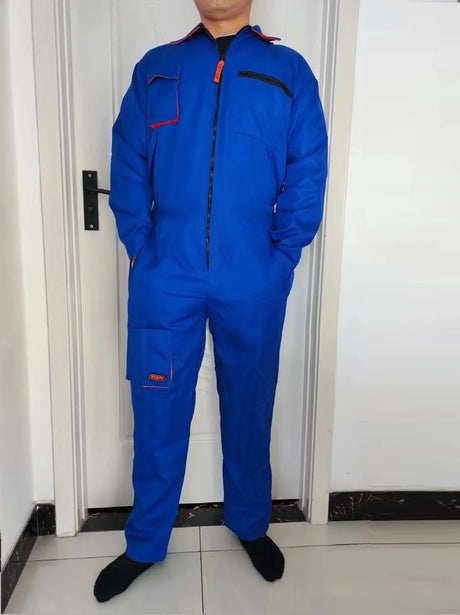 Work Overalls Uniforms Men‘s Working Coveralls Welding Suit Car Repairmen Workshop Jumpsuit Mechanic Uniforms Household Workwear