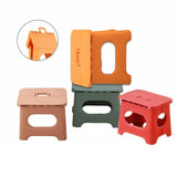 Portable Plastic Folding Stool for Kids Outdoor Hiking Fishing Foldable Stool Chair Children's Stool Stepstool with Handle