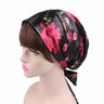 New Women Satin Night Sleeping Cap Head Wrap Bowknot Turban Pre-Tied Fitted Bandana Chemo Caps Nightcap Hair Loss Bonnet Hat