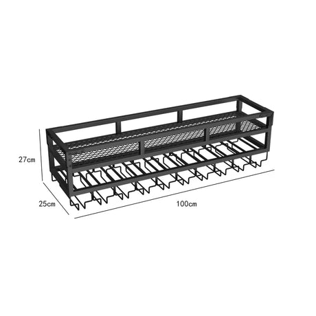 Bar Metal Wine Rack Display Wall Mounted Club Drink Cellar Wine Cabinets Commercial Restaurant Adega Barzinho Kitchen Furniture