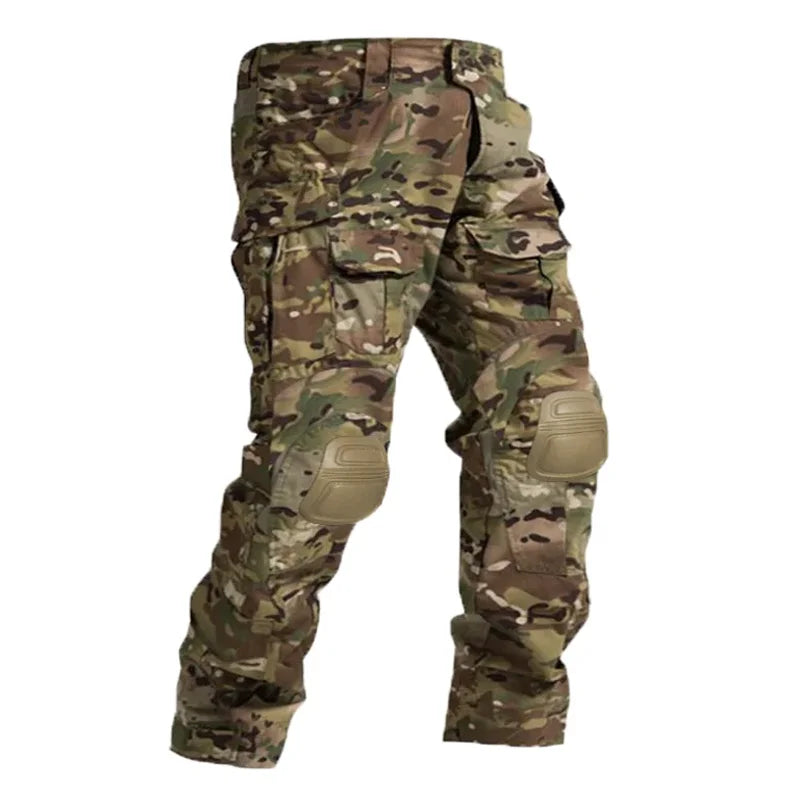 Softair Paintball Work Clothing Military Shooting Uniform Tactical Combat Camouflage Shirts Cargo Knee Pads hunting Pants Suits