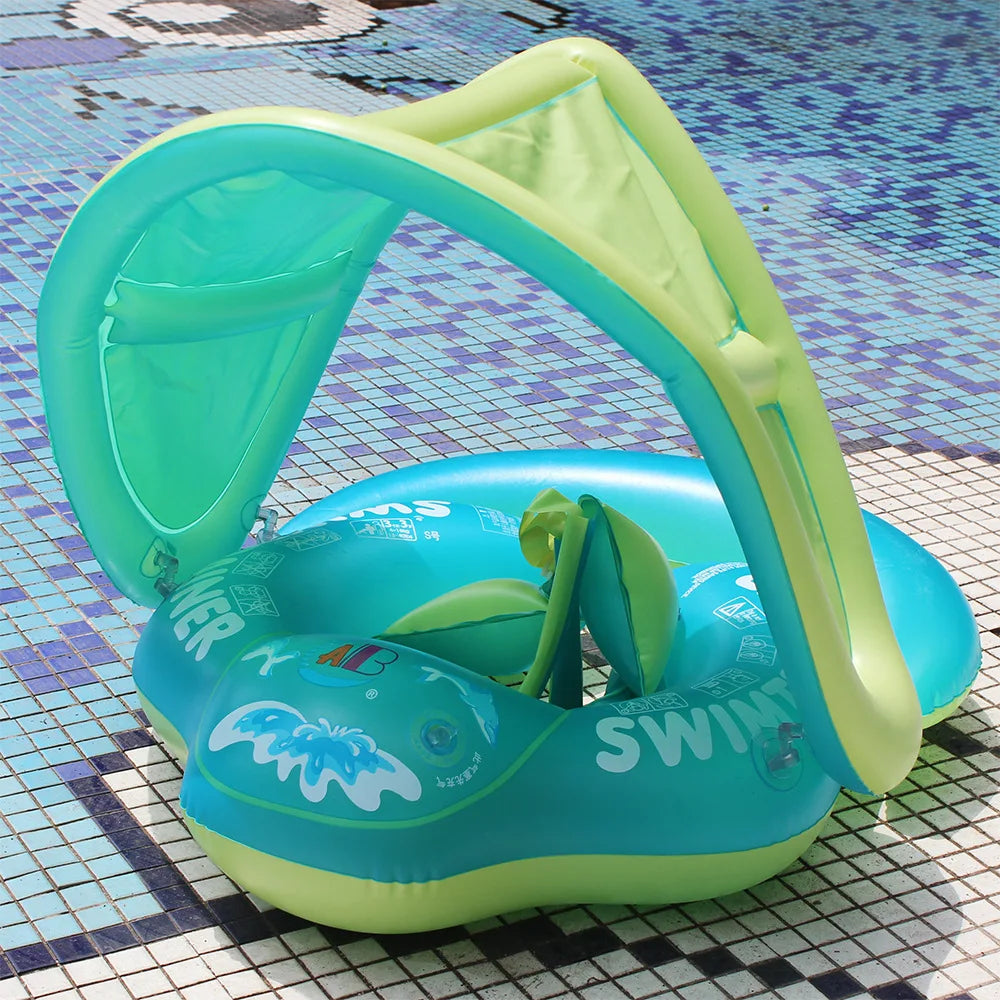 Inflatable Baby Swimming Ring Armpit Floating Kid Swimming Pool Accessories Circle Bathing Inflatable Toddler Rings Water Toys