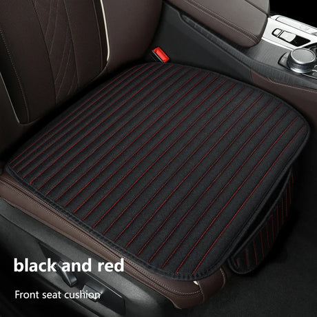 Car Seat Cover Flax Seat Protect Cushion Automobile Backrest Cushion Pad Covers Mat Four Seasons Car Supplies Set