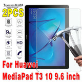 2Pcs Tempered Glass Tablet Screen Protector for Huawei MediaPad 10.4 Pro 10.8 T3 T5 T8 T10 T10S M5 M6