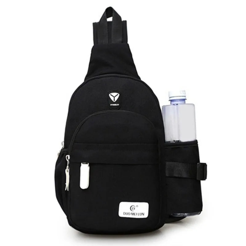 Men Women Polyester Shoulder Bags Outdoor Nylon Fanny Packs Casual Chest Bags Belt Pouch Travel Hip Bag Sport Purses Pocket