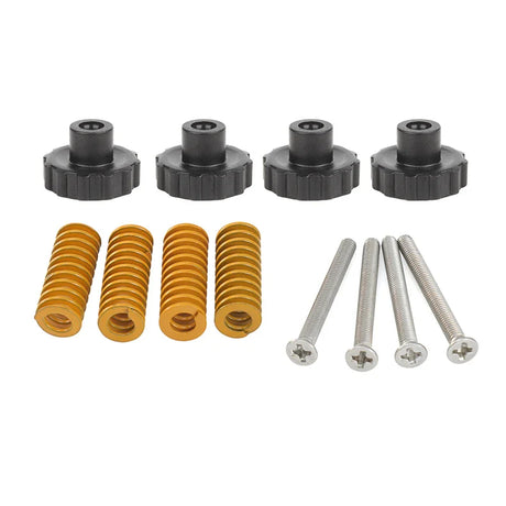 XCR3D 3D Printer Parts Column Silicone Solid M3/M4 Screws Nuts Platform Accessories Spring Heat Bed Leveling Kit For CR10 Ender3