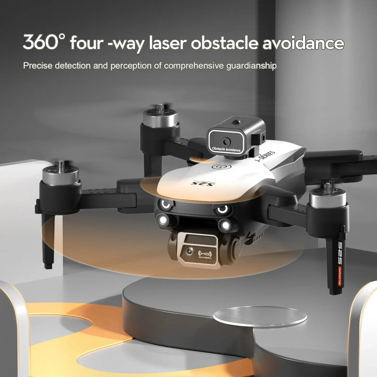 S2S Mini Drone 4k Profesional 8K HD Camera Obstacle Avoidance Aerial Photography Brushless Motor Foldable Rc Quadcopter Kids Toy