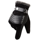 Touch Screen Winter Warm Men's Gloves Genuine Leather Casual Gloves Mittens for Men Outdoor Sport Full Finger Glove ST030