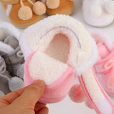 Newborn Booties Baby Socks Shoes Girl Winter Warm Cute Toddler Prewalkers Soft Anti-slip Infant Newborn Crib Crawl Shoes