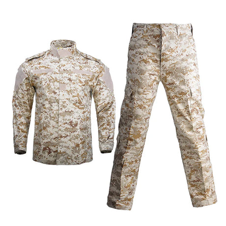 Combat Military Uniform Camo Tactical Suit Safari Men Army Special Forces Coat Pant Fishing Camouflage Militar Hunting Clothes