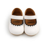 New Baby Shoes Baby Boy Girl Shoes Leather Rubber Sole Anti-slip Toddler First Walkers Infant Crib Shoes Newborn Girl Moccasins