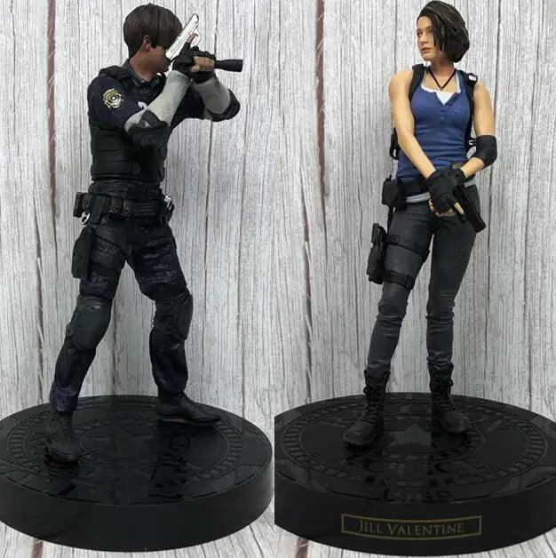 BIOHAZARD EVIL Character JILL VALENTINE Leon Scott Kennedy 30cm Statue Action Figure Toys