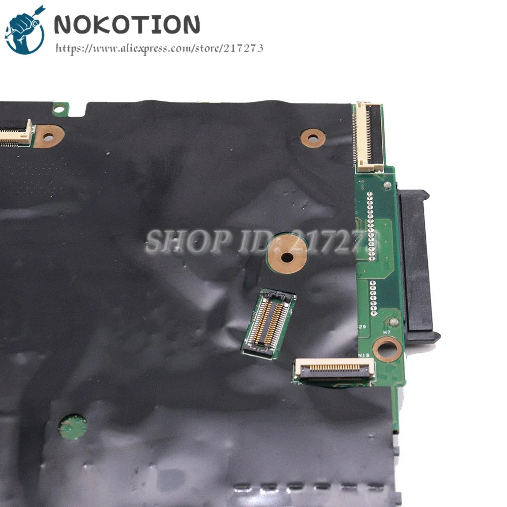 NOKOTION For Lenovo ThinkPad X220 X220I Laptop Motherboard I7-2640M CPU DDR3 WIth Heatsink 04Y1834 04Y1835 04Y1836