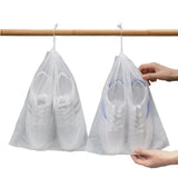 10pcs/20pcs Shoes Storage Bag Closet Organizer Non Woven Travel Portable Dust Proof Pocket Clothing Classified Hanging Bags